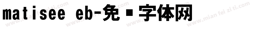 matisee eb字体转换